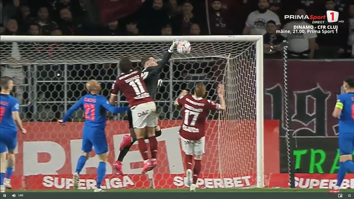 Contact între Târnovanu și Christensen în Rapid - FCSB