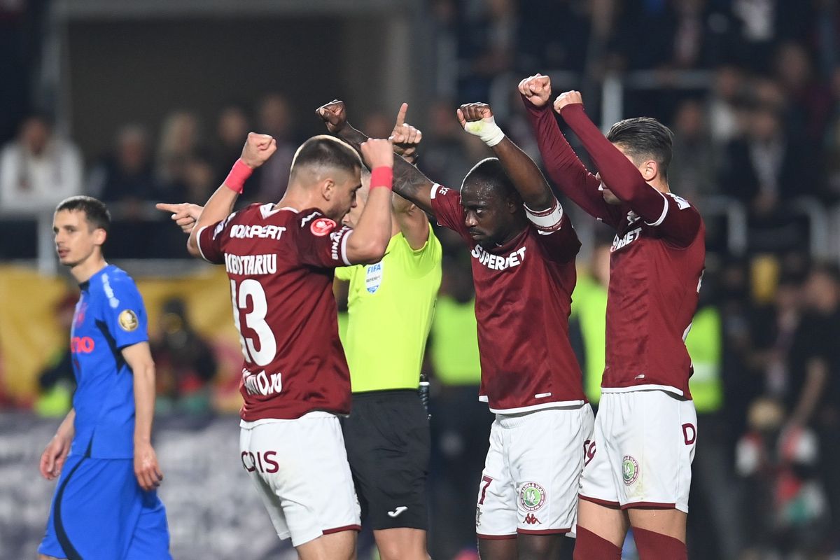 Rapid - FCSB 1-2. Viorel Moldovan acuză jocuri de culise: „Arbitraj detestabil! Cărțile sunt făcute pentru a deveni campioană”