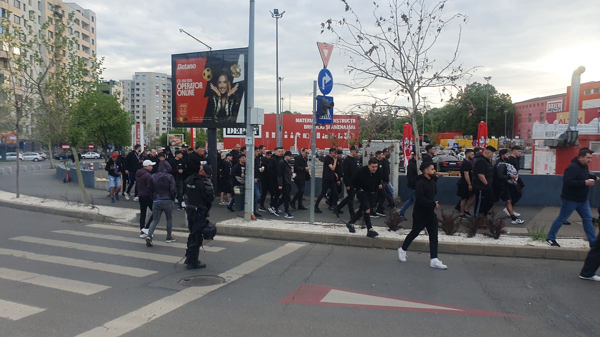 Imagini înainte de Rapid - FCSB