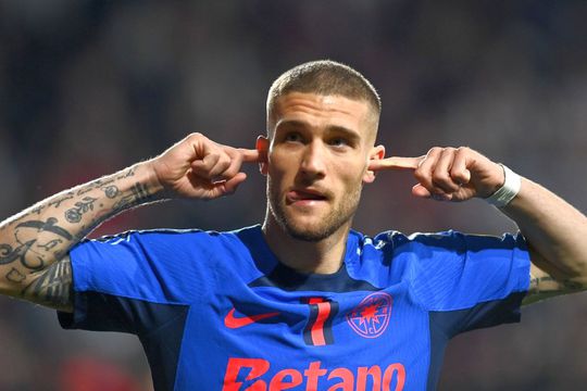 Daniel Bîrligea, în Rapid - FCSB/ FOTO: Eduard Vînătoru (GSP)