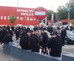 Ultrașii de la FCSB, înainte de meciul cu Rapid