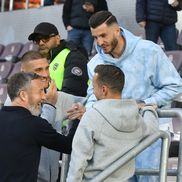 Imagini de pe gazon, înainte de Rapid - FCSB/ foto Cristi Preda (GSP)