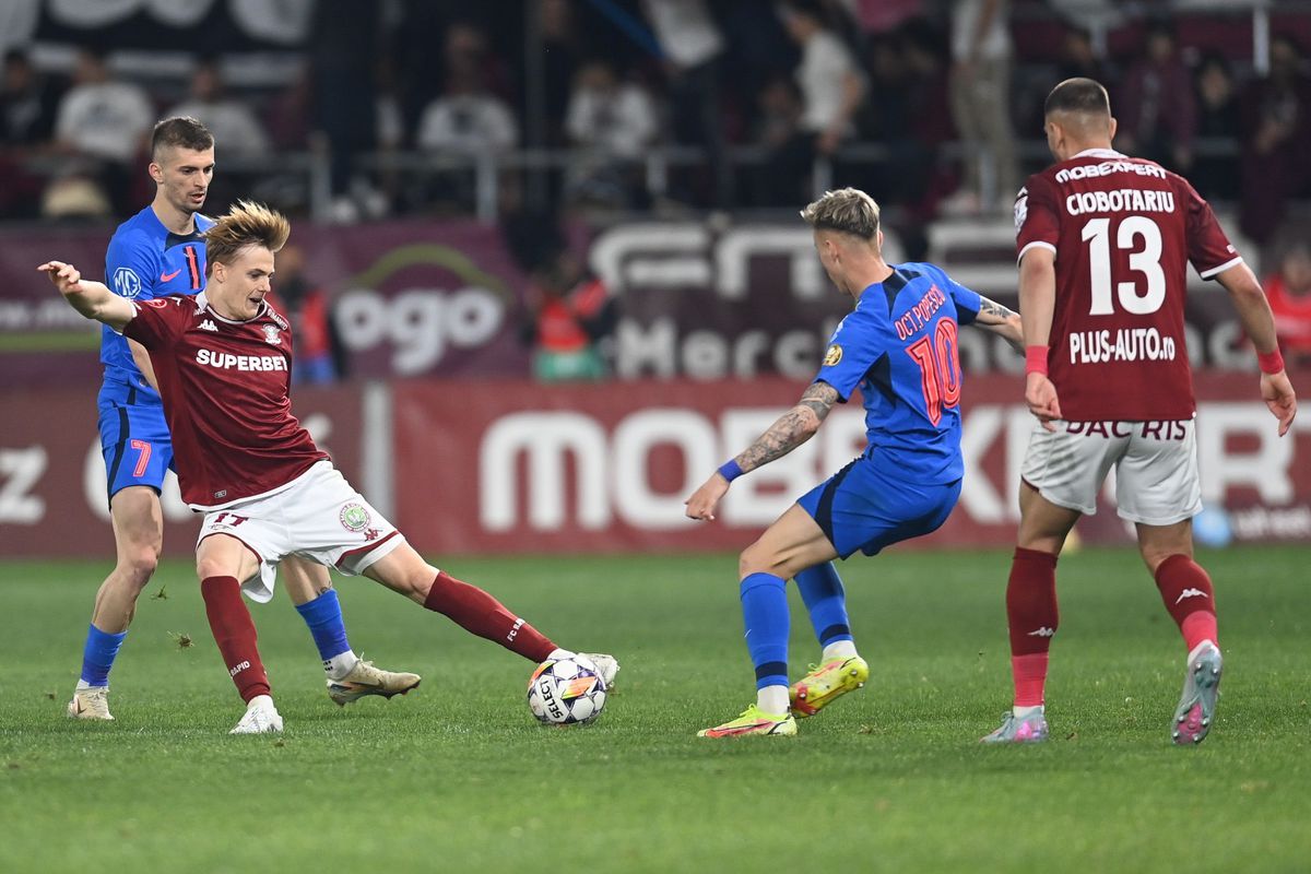 Rapid - FCSB 1-2. Daniel Bîrligea, sincer: „Eu am observat că am o problemă, se întâmplă de 5 meciuri”