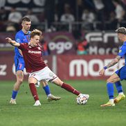 FCSB a învins duminică seara, în deplasare, scor 2-1, formaţia Rapid Bucureşti, în etapa a şasea din play-off-ul Superligii. Au marcat: Christensen 48 / Cisotti 6, Bîrligea 42. FOTO: Eduard Vînătoru (GSP.RO)