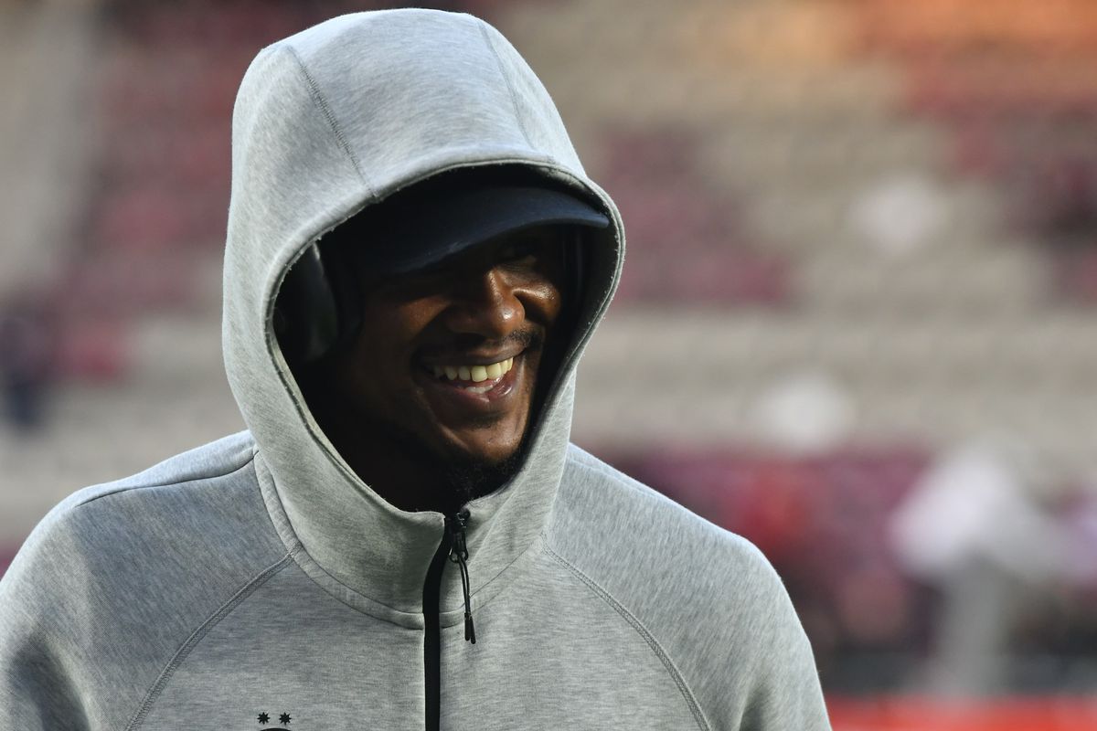 Imagini de pe gazon, înainte de Rapid - FCSB