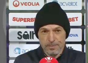 Bogdan Andone a rămas fără cuvinte după a treia înfrângere consecutivă fără gol marcat: „E greu de găsit explicații”