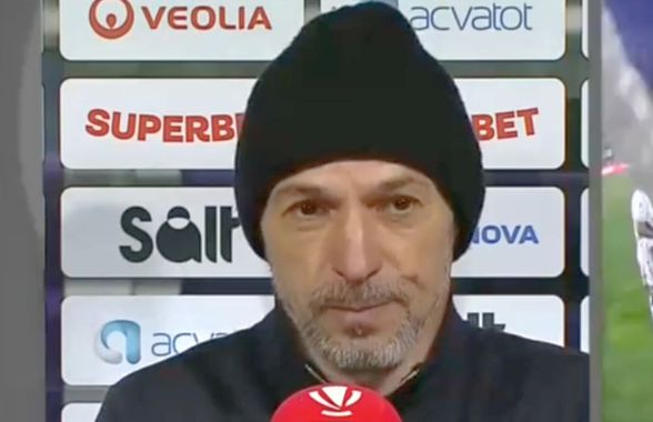 Bogdan Andone a rămas fără cuvinte după a treia înfrângere consecutivă fără gol marcat: „E greu de găsit explicații”