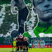 Scenografia de la Rapid Viena - Salzburg în memoria lui Josef Uridil/ foto Imago Images