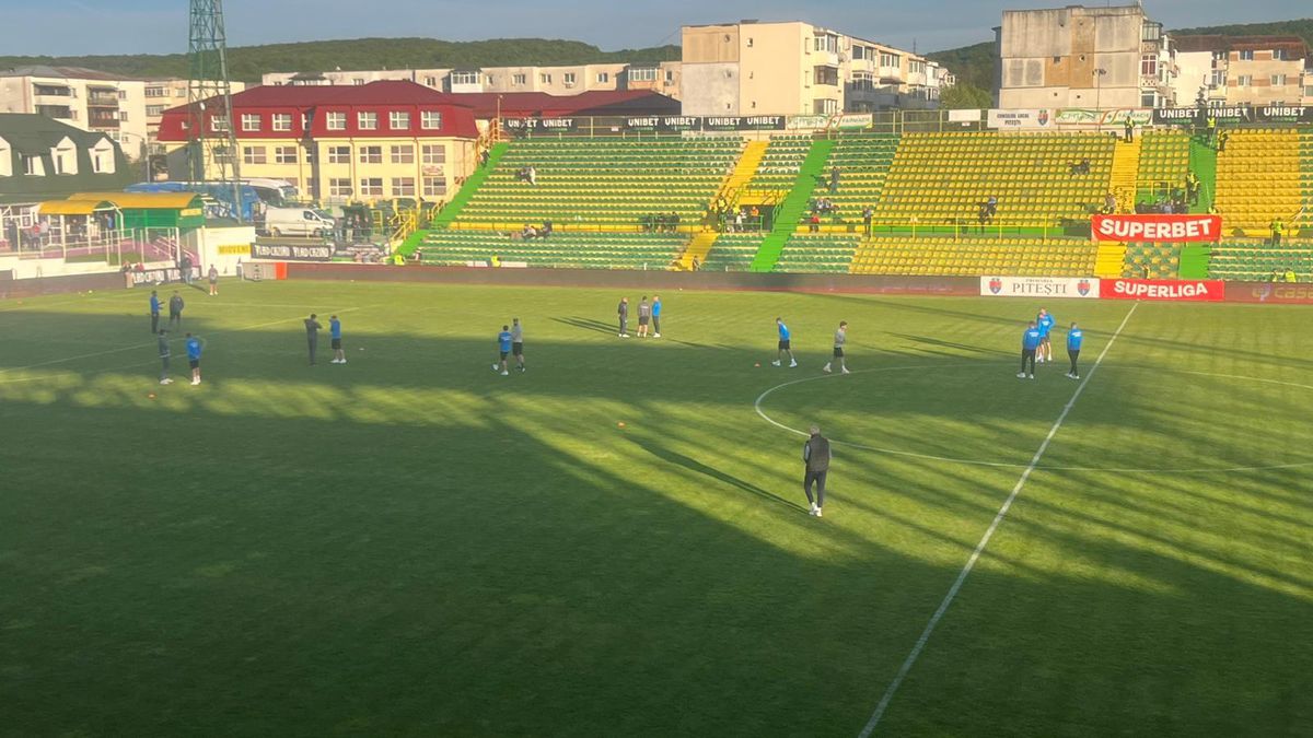 FC Argeș - Universitatea Craiova, imagini înaintea partidei
