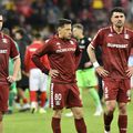 Jucătorii Rapidului, la finalul derby-ului cu Dinamo. foto: Cristi Preda