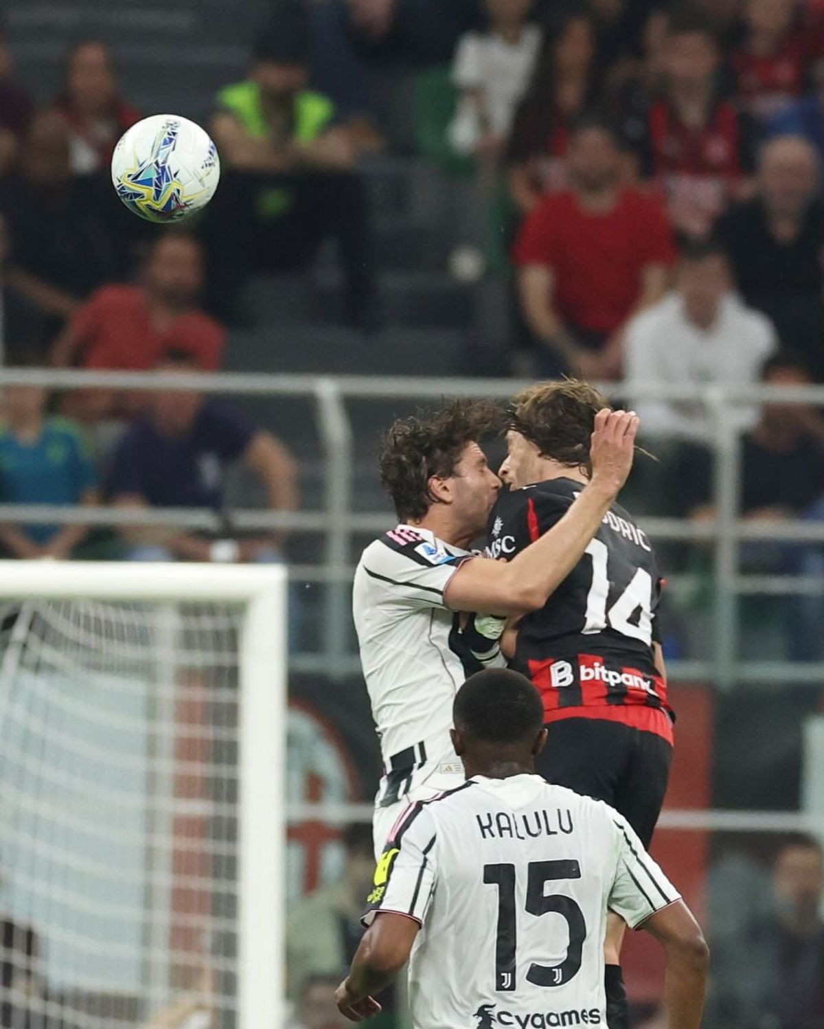 Luka Modric s-a ciocnit îngrozitor cu Manuel Locatelli în Milan - Juventus 0-0