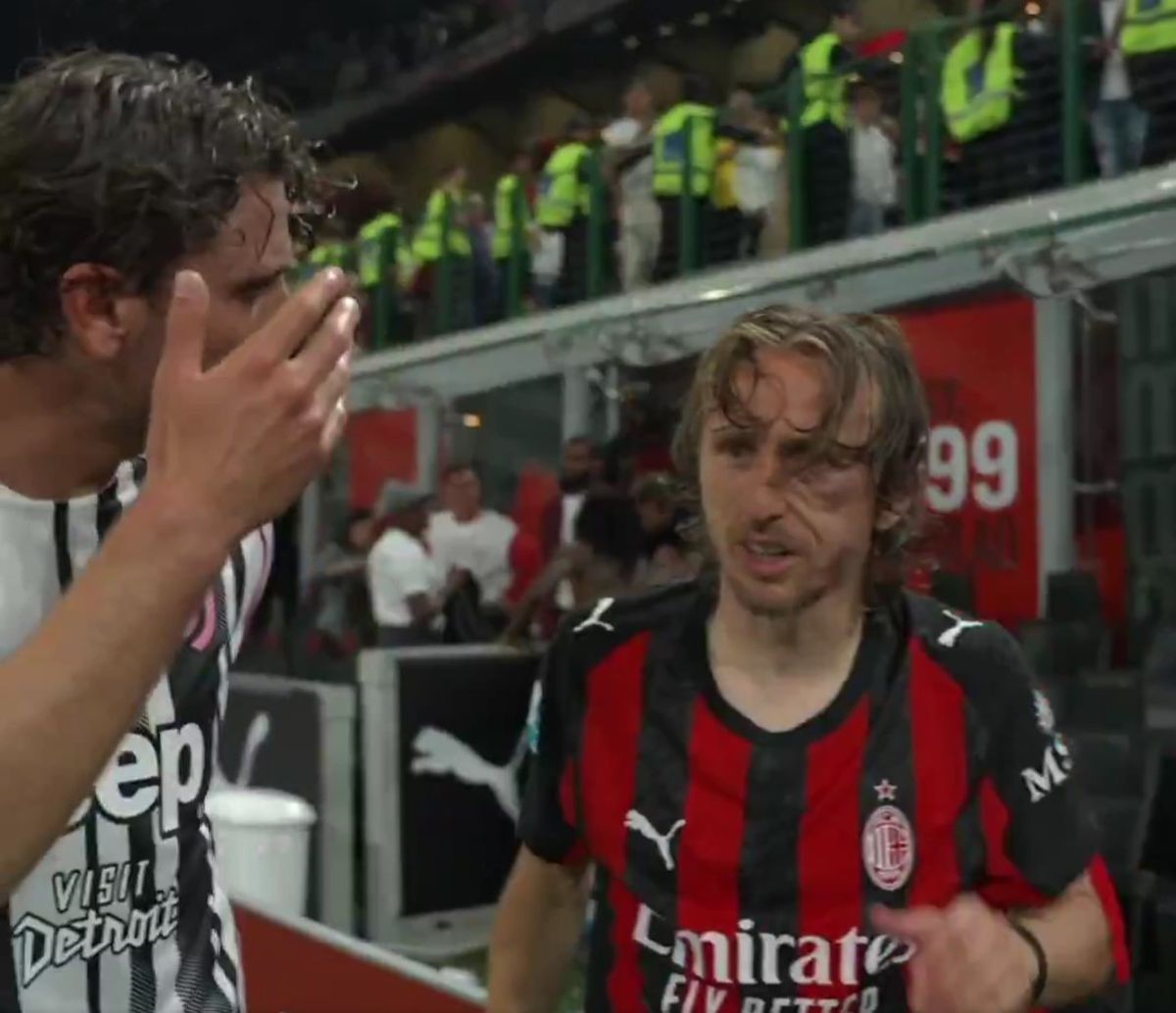 Luka Modric s-a ciocnit îngrozitor cu Manuel Locatelli în Milan - Juventus 0-0