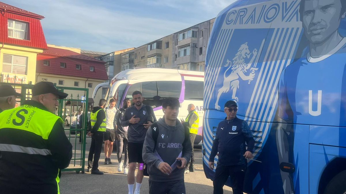 FC Argeș - Universitatea Craiova, imagini înaintea partidei