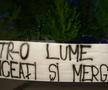 Bannere cu tentă rasistă în Dinamo - Rapid