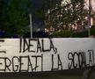 Bannere cu tentă rasistă în Dinamo - Rapid