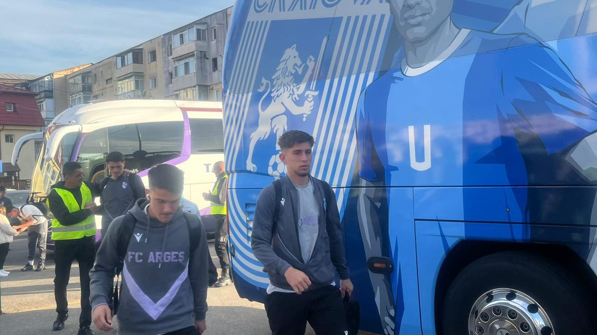 FC Argeș - Universitatea Craiova, imagini înaintea partidei