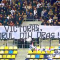 „Victoraș, pariorul din oraș”, banner la Dinamo - Rapid, foto: Cristi Preda / GSP