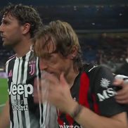 Luka Modric a ieșit șifonat rău după duelul la cap cu Manuel Locatelli / Foto: X Tigosport Panama