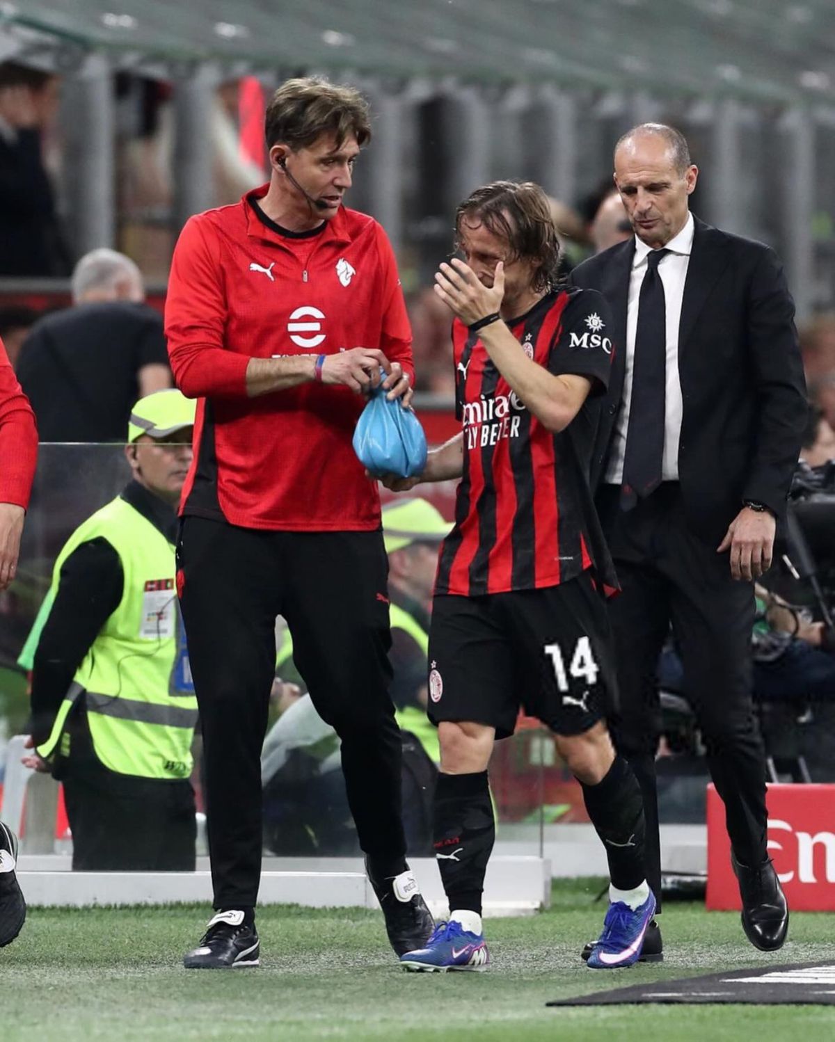 Luka Modric s-a ciocnit îngrozitor cu Manuel Locatelli în Milan - Juventus 0-0