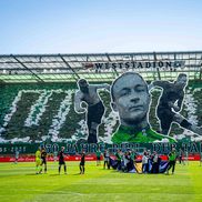 Scenografia de la Rapid Viena - Salzburg în memoria lui Josef Uridil/ foto Imago Images