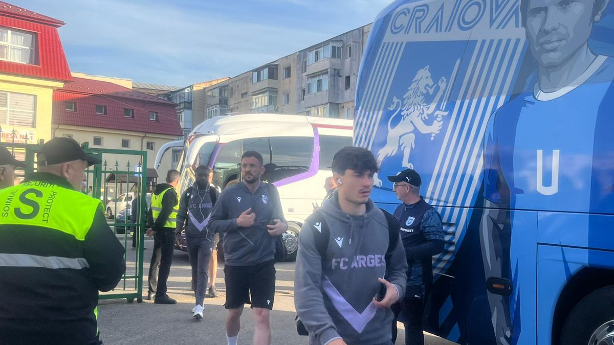 FC Argeș - Universitatea Craiova, imagini înaintea partidei