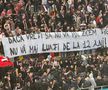 Gafă după gafă a fanilor rapidiști! „Diavolii vișini”, varianta 2026 în derby-ul cu Dinamo: ce mesaje au apărut în peluză