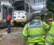 VIDEO Două tramvaie s-au ciocnit în București ­» 7 persoane rănite și 5 linii blocate, anunță STB. Primele imagini de la fața locului