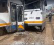 VIDEO Două tramvaie s-au ciocnit în București ­» 7 persoane rănite și 5 linii blocate, anunță STB. Primele imagini de la fața locului