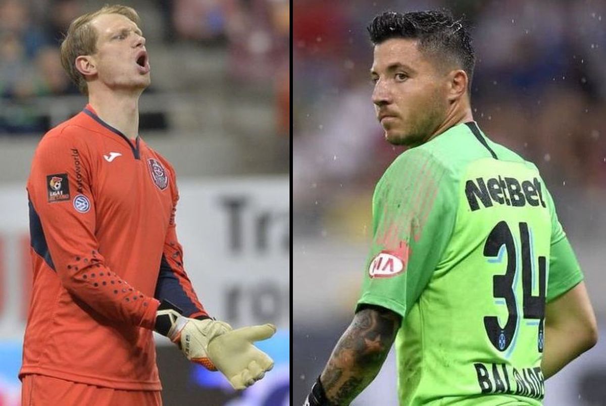 Bălgrădean și Arlauskis, față în față » Un portar de top din Liga 1 îi compară: „Este de departe cel mai bun!”
