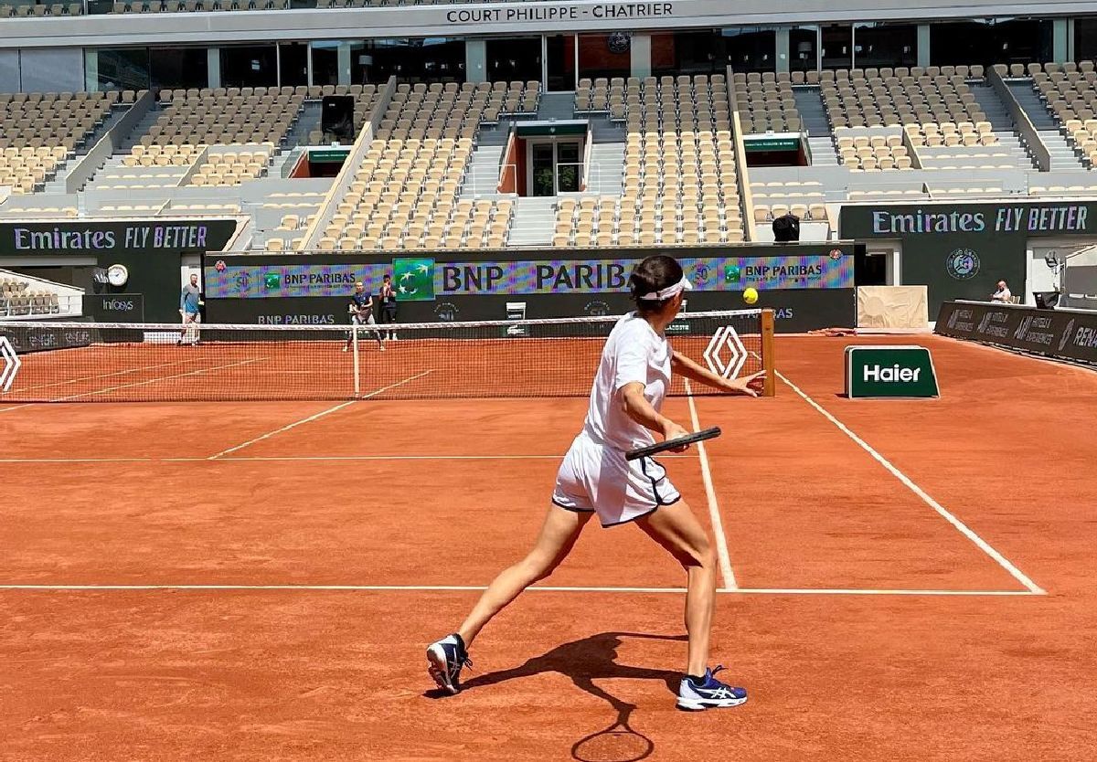 Miriam Bulgaru - momente și schițe la Roland Garros 2023