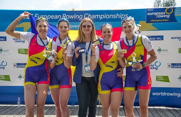 Primul aur, apoi argint la Europenele de canotaj! » Barca feminină de 4 rame, cursă superbă în fața campioanelor mondiale. Băieții de la 8 plus 1, la 5 sutimi de titlu