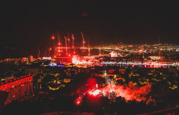 Fanii lui Marseille au sărbătorit 30 de ani de la cucerirea Ligii Campionilor într-un mod impresionant » Spectacol de torțe și artificii