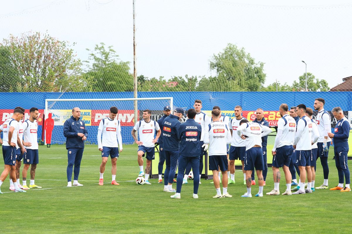 Cum a apărut Nicolae Stanciu la Mogoșoaia, înainte de EURO 2024 » Imagini de la antrenamentul României de azi