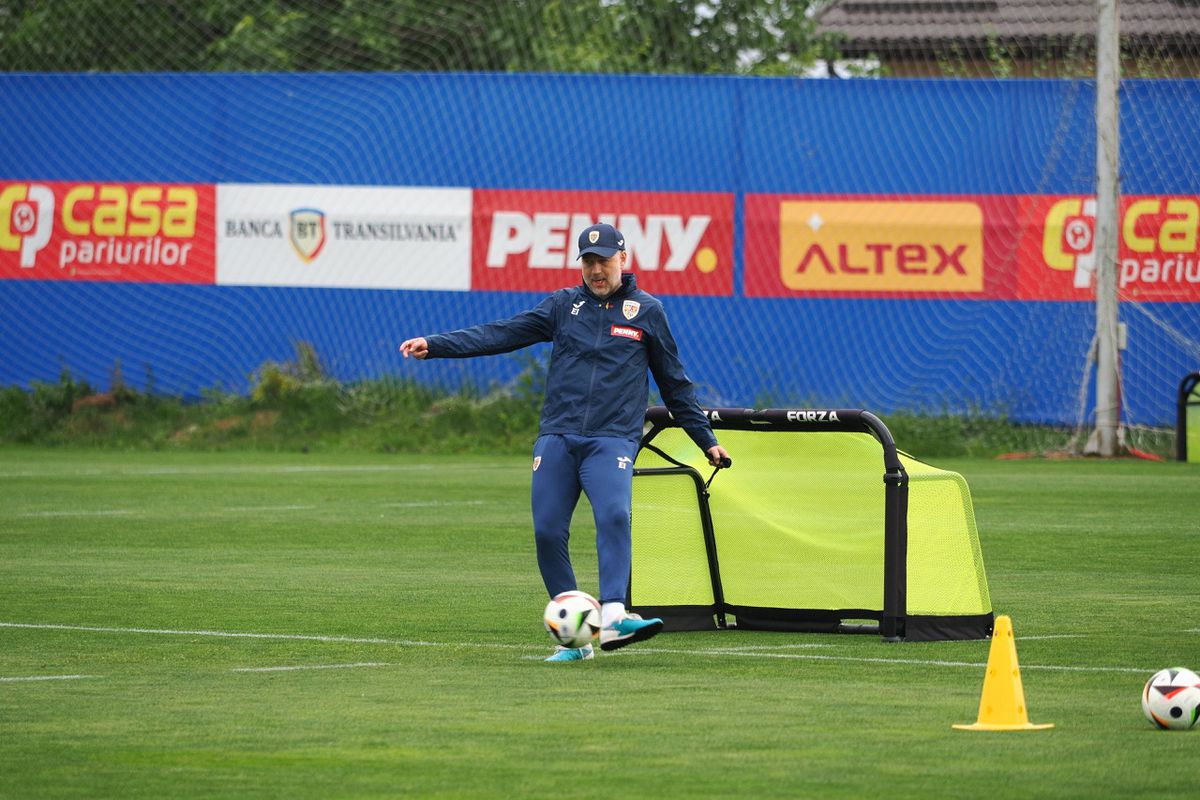 Cum a apărut Nicolae Stanciu la Mogoșoaia, înainte de EURO 2024 » Imagini de la antrenamentul României de azi