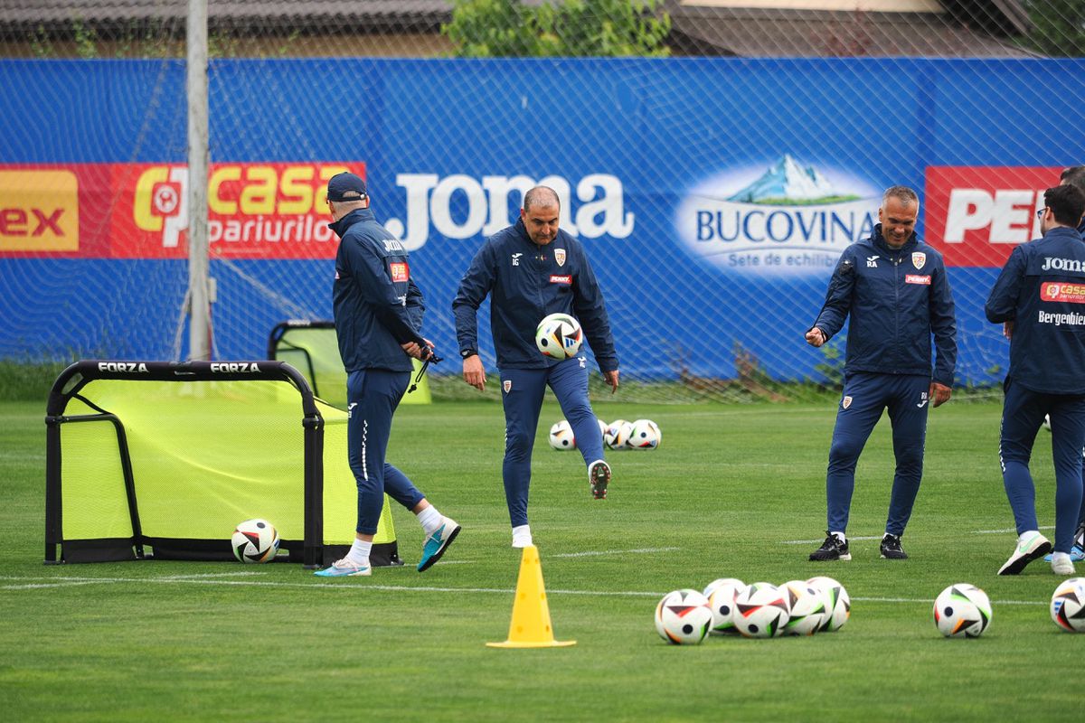 Cum a apărut Nicolae Stanciu la Mogoșoaia, înainte de EURO 2024 » Imagini de la antrenamentul României de azi