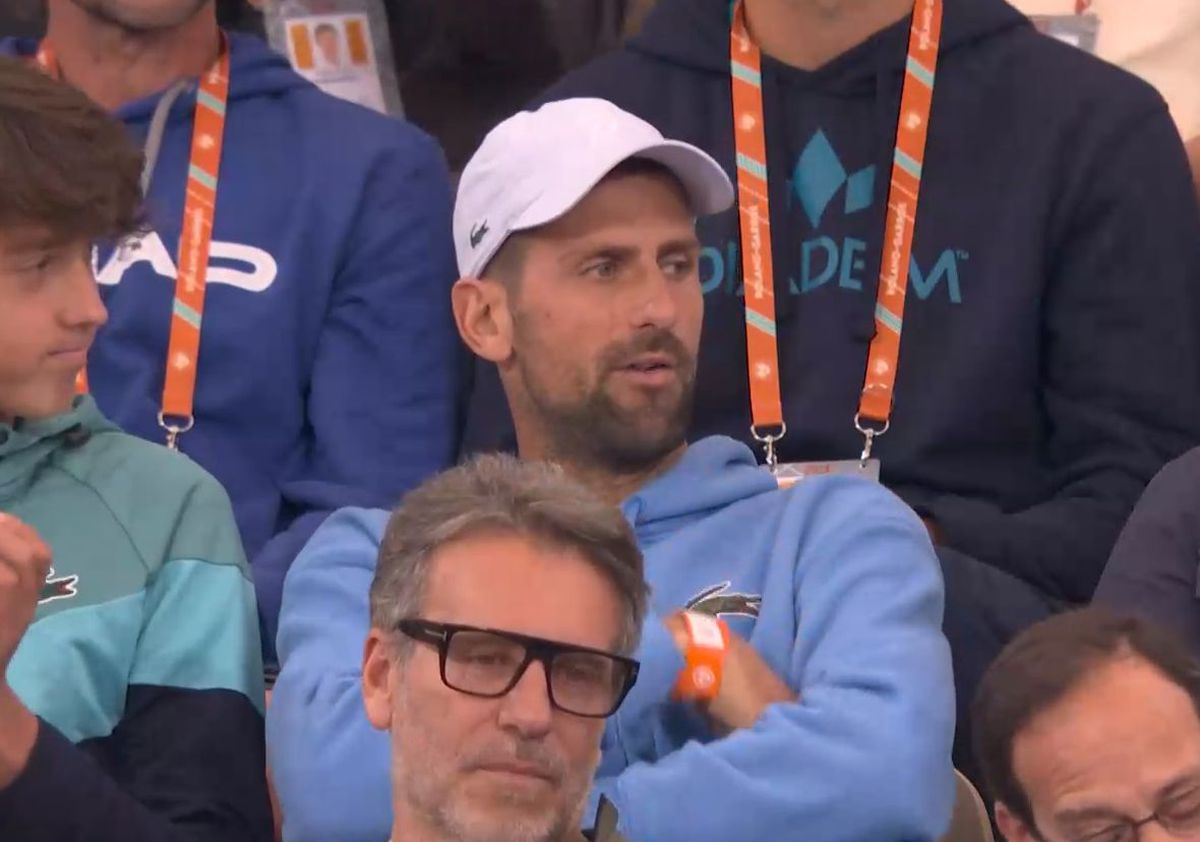 Moment inedit la Roland Garros: Novak Djokovic și Carlos Alcaraz, în tribune la meciul Zverev - Nadal