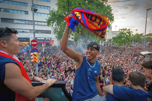 Lamine Yamal și-a prelungit contractul cu Barcelona până în 2031. FOTO: fcbarcelona.com
