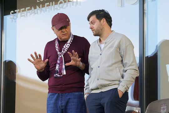 Dan Șucu și Victor Angelescu sunt la curent cu interesul lui Ajax pentru Borza // foto: GSP