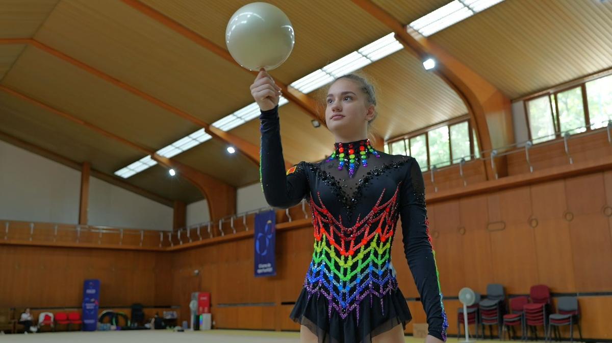 Amalia Lică, vicecampioană mondială la gimnastică ritmică, prima invitată la GSP U21