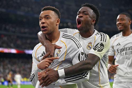 Vinicius, alături de Kylian Mbappe/ foto: GettyImages