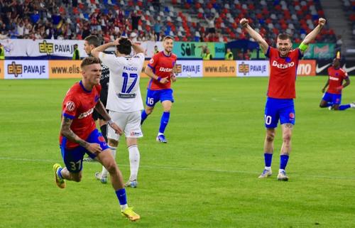 Octavian Popescu a celebrat golul victoriei din prelungiri cu FC Botoșani