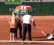 Scene dramatice la Roland Garros! A câștigat meciul turneului, dar nu s-a mai putut ridica de pe zgură