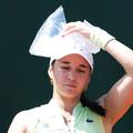 Eva Lys trebuind să înfrunte căldura din aceste zile de la Roland Garros FOTO Imago Images