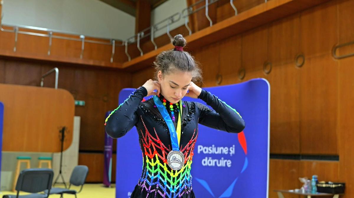 Amalia Lică, vicecampioană mondială la gimnastică ritmică, prima invitată la GSP U21