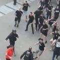 Confruntări violente între fanii lui Crystal Palace și Rayo Vallecano / foto: captură X