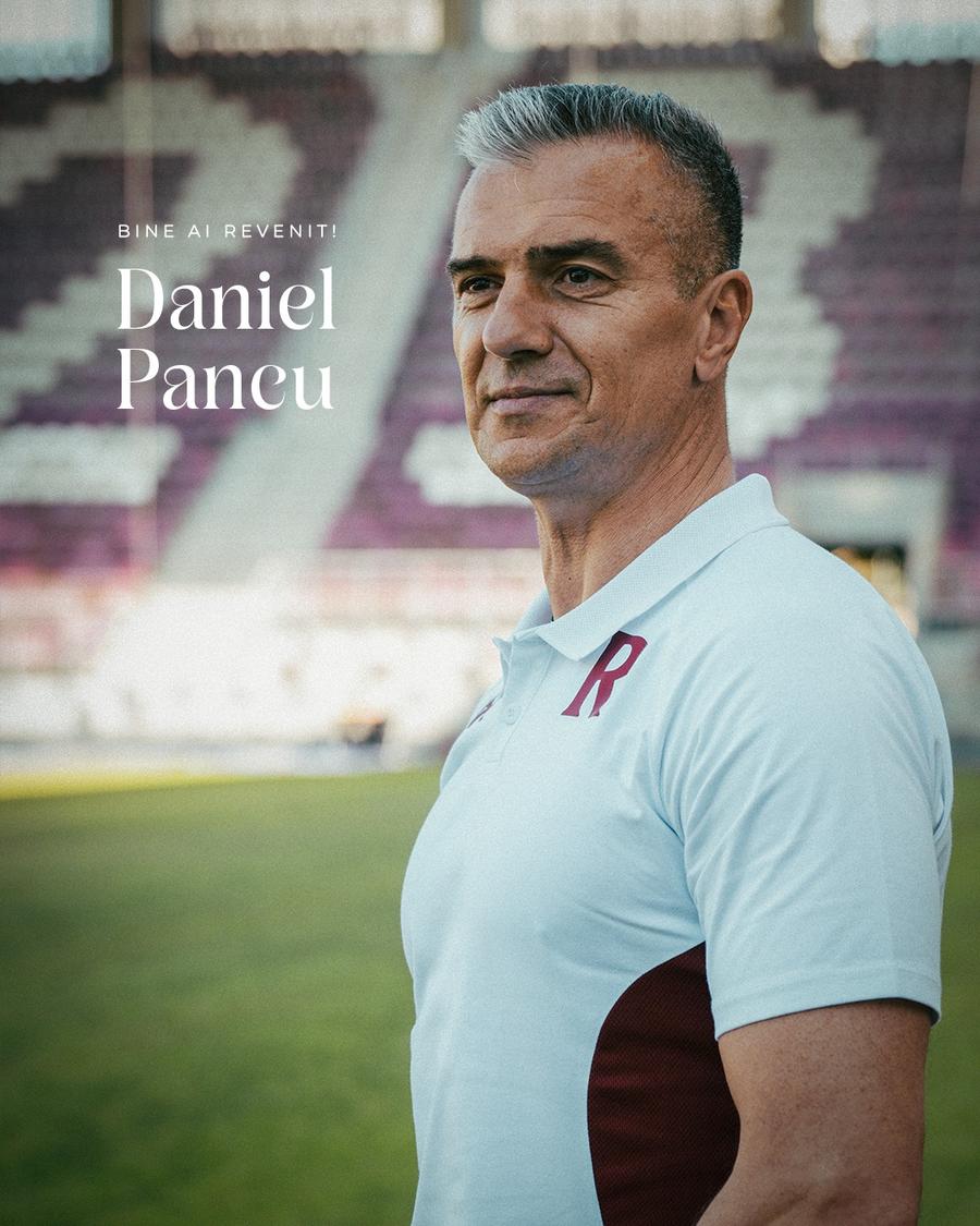 Daniel Pancu este noul antrenor de la Rapid // foto: Facebook Daniel Pancu a fost prezentat la Rapid » Perioada contractului și prima reacție