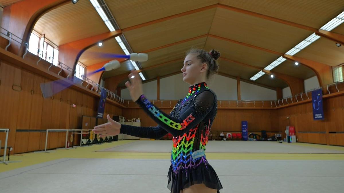 Amalia Lică, vicecampioană mondială la gimnastică ritmică, prima invitată la GSP U21