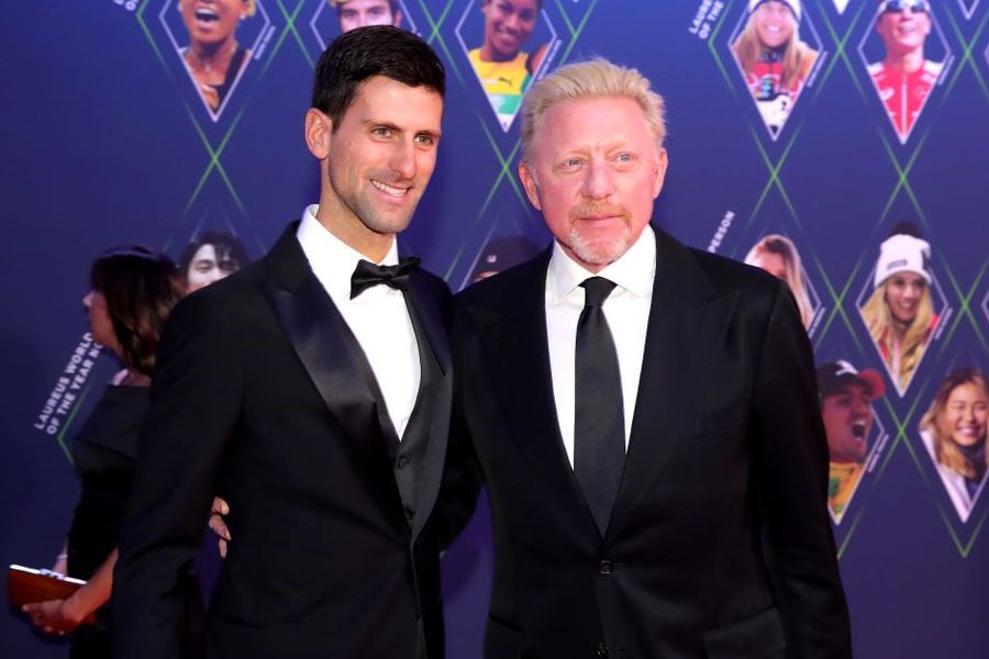 Novak Djokovic și Boris Becker la ediția 2019 a Premiilor Laureus Foto Guliver/GettyImages Pro și contra Djokovic » „A fost ceva lipsit de respect”, crede Guido Pella. Boris Becker și Marian Vajda îl apără pe sârb