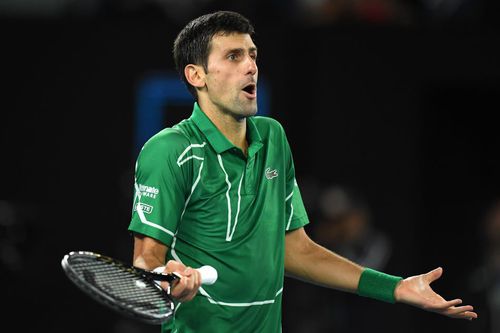 Novak Djokovic e în mijlocul unei intense polemici Foto Guliver/GettyImages