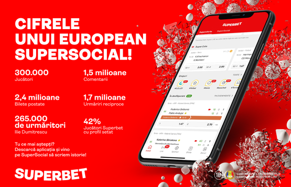 SuperEuropeanul se trăiește altfel pe SuperSocial! Nu mai rata distracția, socializarea și Big Win-urile celor mai tari jucători!